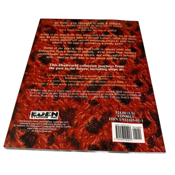 Worlds of the Dead - All Flesh Must Be Eaten - Eden Studios Zombie RPG EDN8013 - Picture 2 of 2